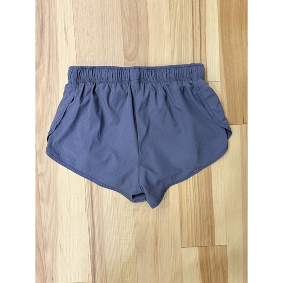 Slate Blue Gray Running Shorts W/ Liner M 95% Polyester 5% Spandex - Picture 2 of 4